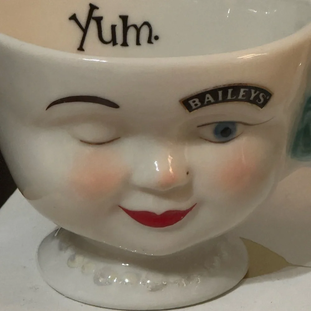 BAILEYS Vintage 90’s Creamer & Sugar Bowl Set‎ Tea Coffee Spiked Bar Cart Liquor